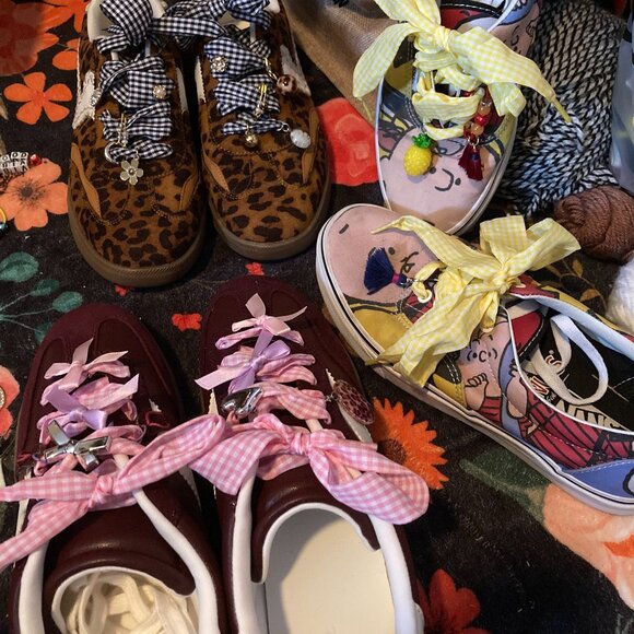 Sneakers with Shoe Charms OOAK - Picture 2 of 6
